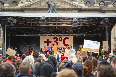 COP21 'deki insanlar Paris' te Fransa 'da FRANCE - PARIS - COP21 - DEMONSTRASYON 