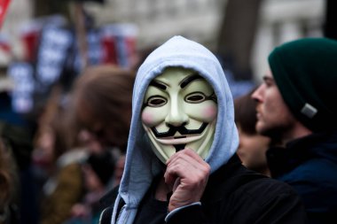 ENGLAND, London: Hundreds of protesters took part in a demonstration against the UK involvement in Syria on December 12, 2015 in London.