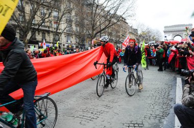 COP21 'deki insanlar Paris' te Fransa 'da FRANCE - PARIS - COP21 - DEMONSTRASYON 