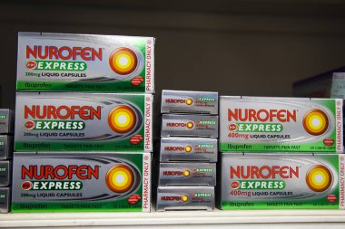 Avustralya - yerel eczanede satılık nurofen 