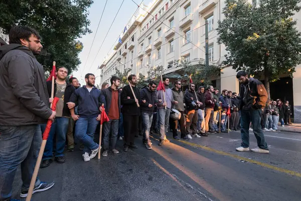 Atenas Alexis Grigoropoulos Proteste — Fotografia de Stock