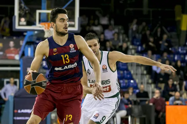 Basketball Gioco Barcelona Euroleague — Foto Stock
