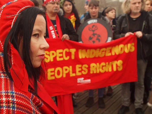 Paris France Cop Climate Demonstration — 图库照片