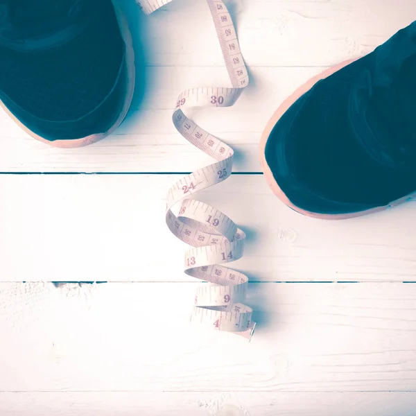 Zapatillas Running Cinta Métrica Estilo Vintage — Foto de Stock