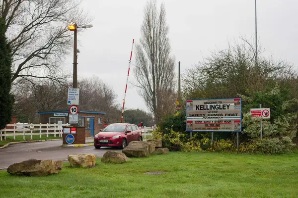 United Kingdom Beal Entrance Kellingley Colliery Last Deep Coal Mine — Stock Photo, Image