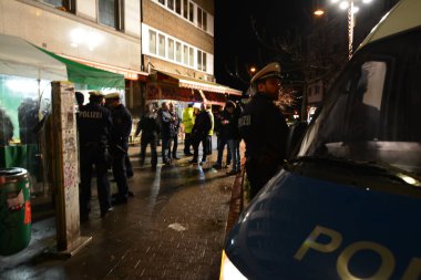 GERMANY, Dsseldorf: Nearly 300 police officers conduct searches in Dsseldorf, the capital of the German state North Rhine Westphalia, during the night between January 16 and January 17, 2016. 