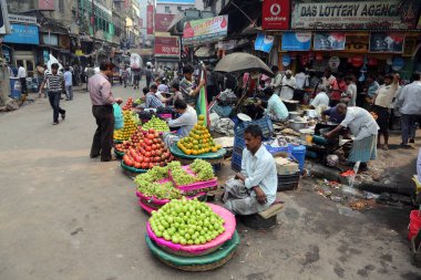 Hindistan 'da Kolkata meyve pazarı