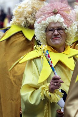 Zagreb 'deki karnaval geçidi