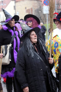 Zagreb 'deki karnaval geçidi