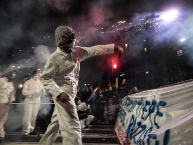 İtalya - siyaset - faşizm karşıtı protesto