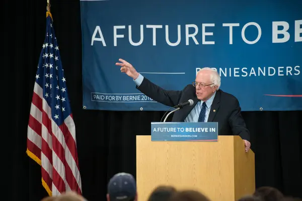 Iowa Vereinigte Staaten Harlan Bernie Sanders — Stockfoto