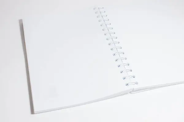 Libro Notas Sobre Blanco — Foto de Stock