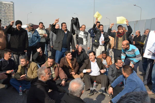 Iraq Baghdad Crowd Protests Demonstration — Stock Photo, Image