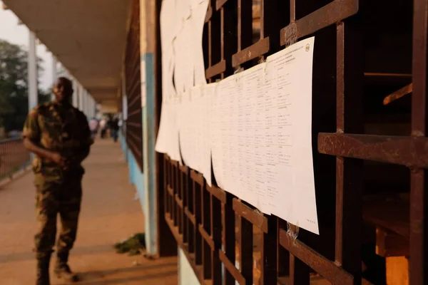 Cafrica Política Votación Inrestituciones — Foto de Stock