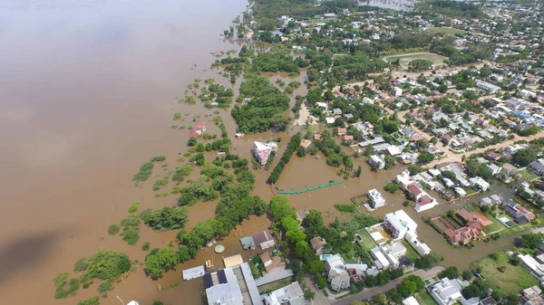 Argentina Colon Drone Footage Shows Flooded City Colon Argentina December — Stock Photo, Image