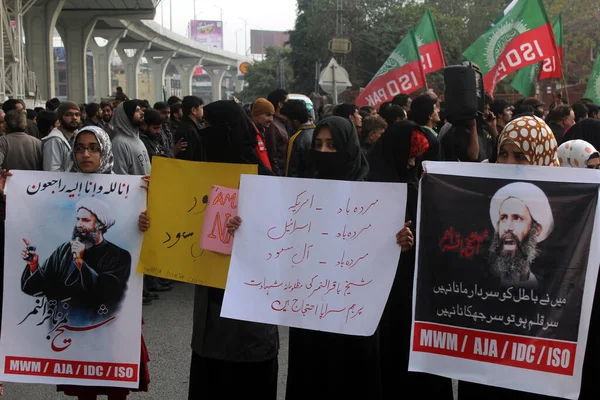 Pakistan Saudi Execution Protest Rawalpindi — Fotografia de Stock