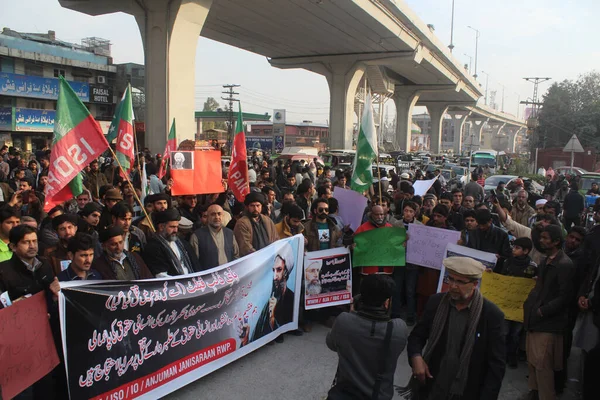 Pakistán Saudita Ejecución Protesta Rawalpindi — Foto de Stock