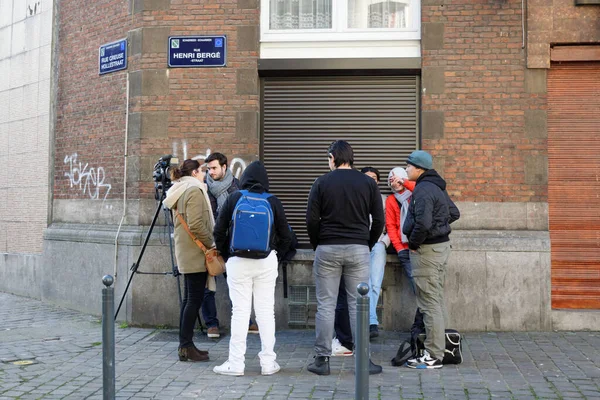 Belgium France Attacks Brussels Terrorism Apartment — Stockfoto