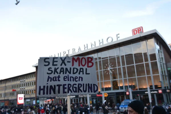 Cologne Germany Koln Islam Protest — Zdjęcie stockowe