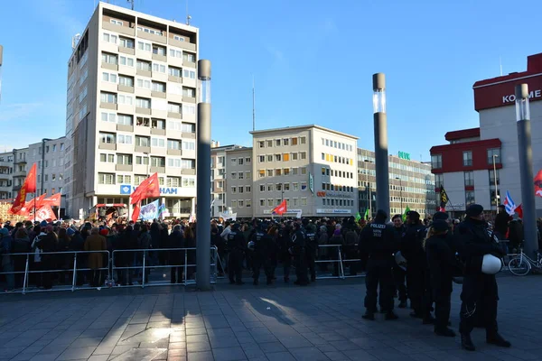 Cologne Tyskland Koln Islam Protest — Stockfoto