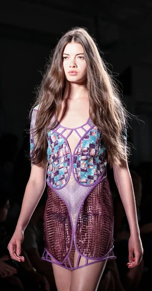 Customer Barcelona Show New York Fashion Week Весна Лето 2015 — стоковое фото