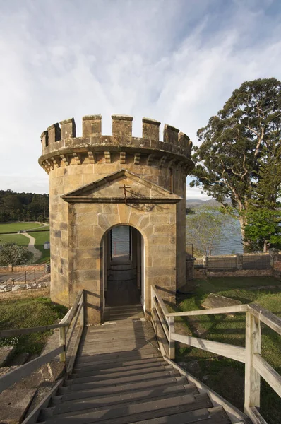 Castle Lookout Boats Water Port Arthur Tasmania Australia — Stockfoto