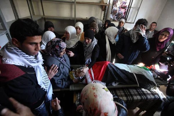 Palestinian Israel Conflict Funeral — Stockfoto