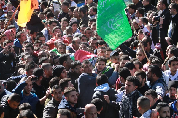 Palestinian Israel Konfliktigt Funeralt — Stockfoto