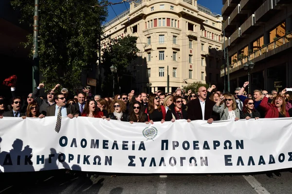 Griechenland Athen Pension Reform — Stockfoto