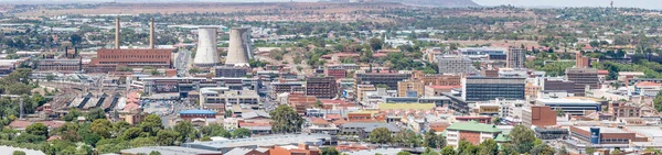 Panorama Parte Del Distrito Central Negocios Bloemfontei — Foto de Stock