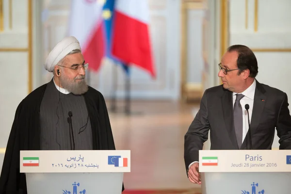 France Iran Diplomacy Rouhani — Stock Photo, Image