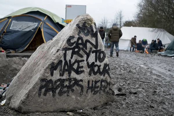 stock image FRANCE - MIGRANTS - GRANDE SYNTHE - CRISIS