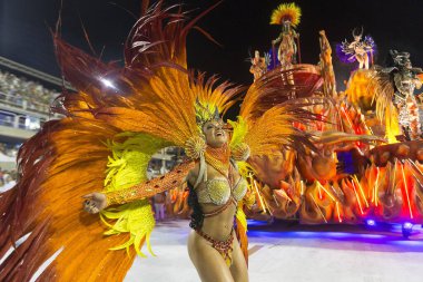 BRAZIL - RIO DE JANEIRO - Awsome carnaval  clipart