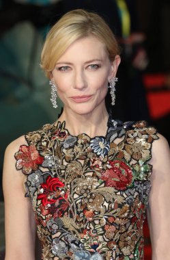 Cate Blanchett, 14 Şubat 2016 'da İngiltere' nin başkenti Londra 'da bulunan The Royal Opera House' da EE British Academy Film Ödülleri 'ne katıldı..