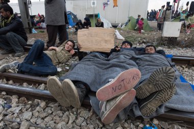 GREECE-IDOMENİ-BORDER-Göçmenler