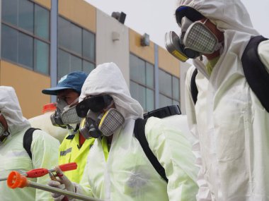 PERU, Lima: İşçiler, Zika virüsünün yayılmasını önlemek için 29 Şubat 2016 