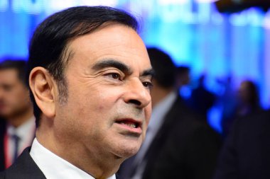 SWitzERLAND, Geneva: Renault CEO 'su Carlos Ghosn 1 Mart 2016' da Cenevre Uluslararası Otomobil Fuarı 'na katılıyor. Etkinlik, 3 Mart 'ta kapılarını on gün süreyle halka açacak..
