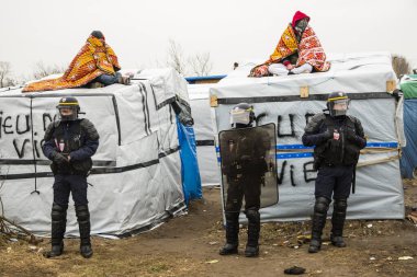 FRANSA - Avrupa - Göçmenler - Kamp - CALAIS 
