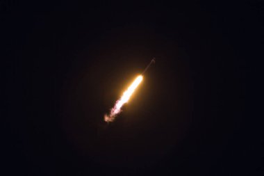 Space X roket fırlatımı, Florida, ABD