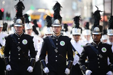 Saint Patrick Günü Geçidi, Londra, İngiltere      