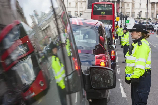 United Kingdom Ingdom London Uber Taxi Demonstration — 图库照片