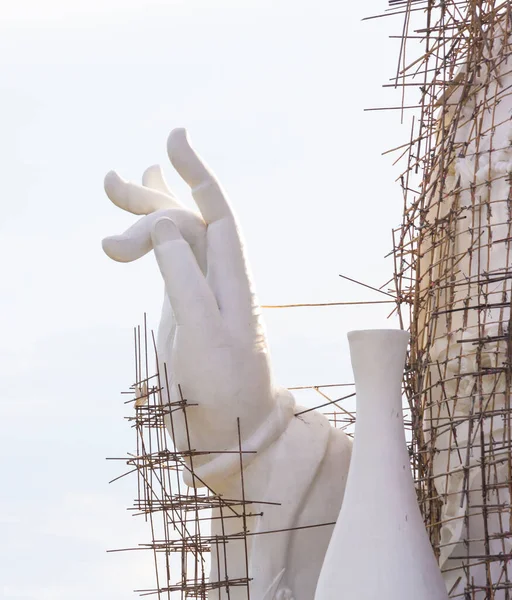 Bau Befindliche Guan Yin Statue — Stockfoto