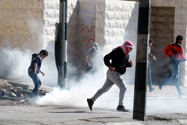 Palestinische Israel Clashes West Bank — Stockfoto