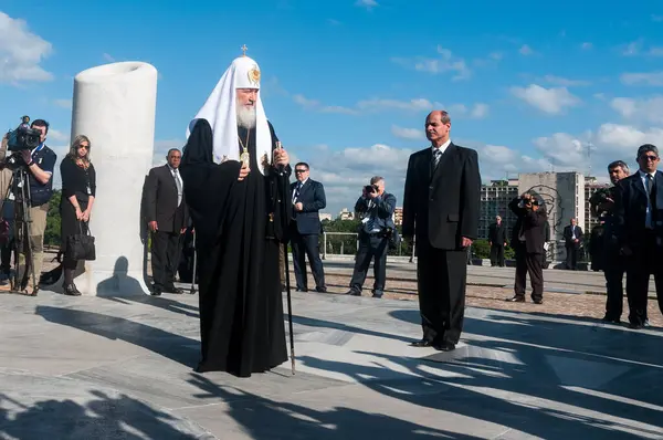 Cuba Avana Patriarca Della Chiesa Ortodossa Russa Kirill Arriva All — Foto Stock