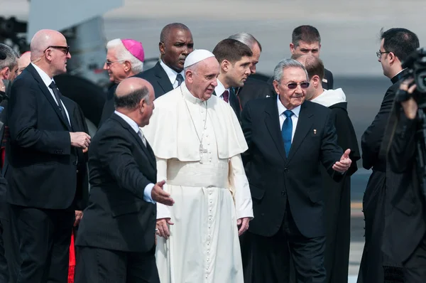 Куба Религиозные Лидеры Pope Francis — стоковое фото