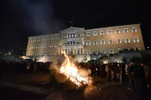 Greece Politics Pension Reforms — Stock Photo, Image