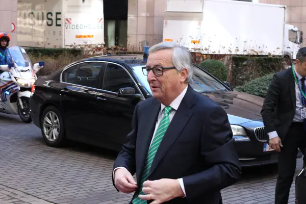 Belgium Brussels Jean Claude Juncker President European Commission Arrives European — Stock Photo, Image