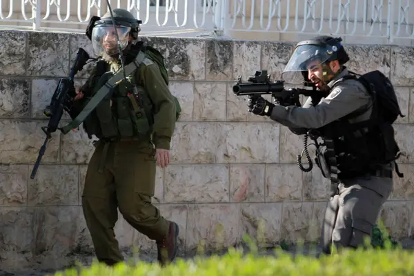 West Bank Bethlehem Clashes — Stock Photo, Image