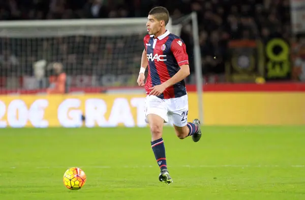 Italy Bologna Bologna Defender Player Adam Masina Runs Ball Italian — Stock Photo, Image