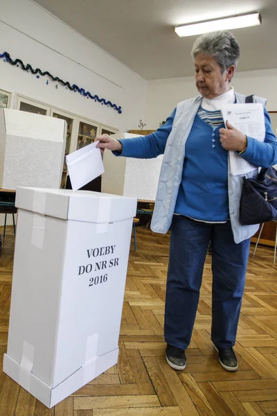 Slovakia Bratislava Election Vote — Stock Photo, Image
